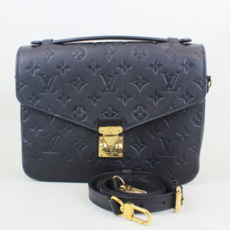 Louis Vuitton Pochette Metis Black Empreinte