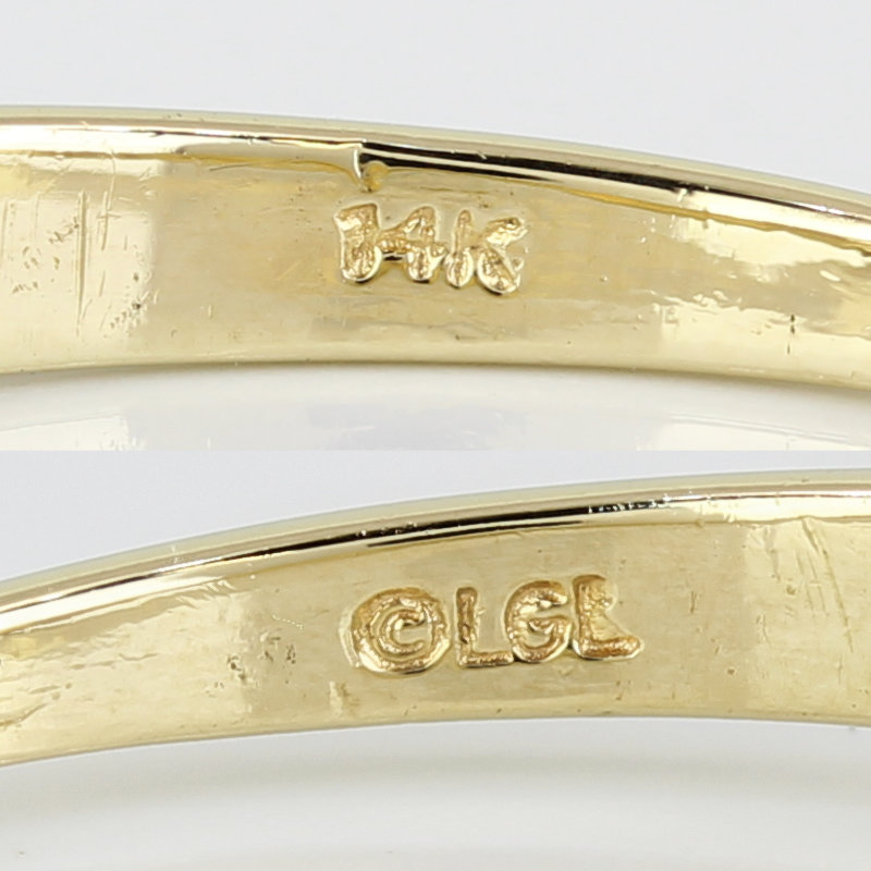 14k Yellow Gold Princess Diamond Engagement Ring by Leer Gem Ltd. - Image 5