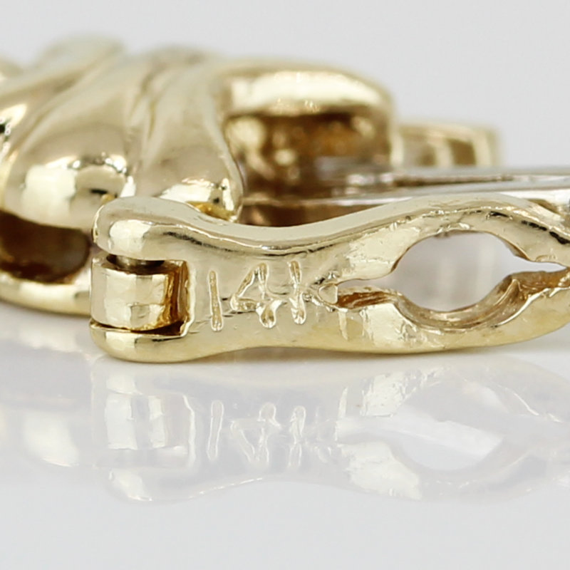 14K Yellow Gold 2 Carat Diamond X&O Tennis Bracelet - Image 5