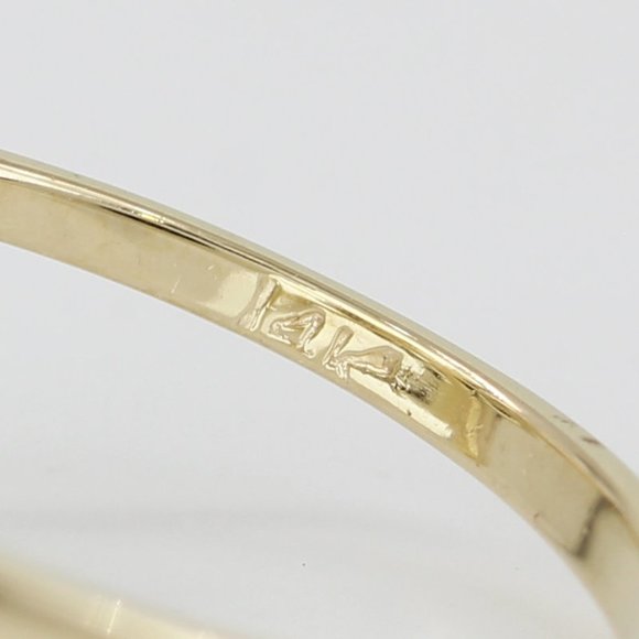 Vintage 14k Yellow Gold Diamond Cocktail / Anniversary Ring - Image 6