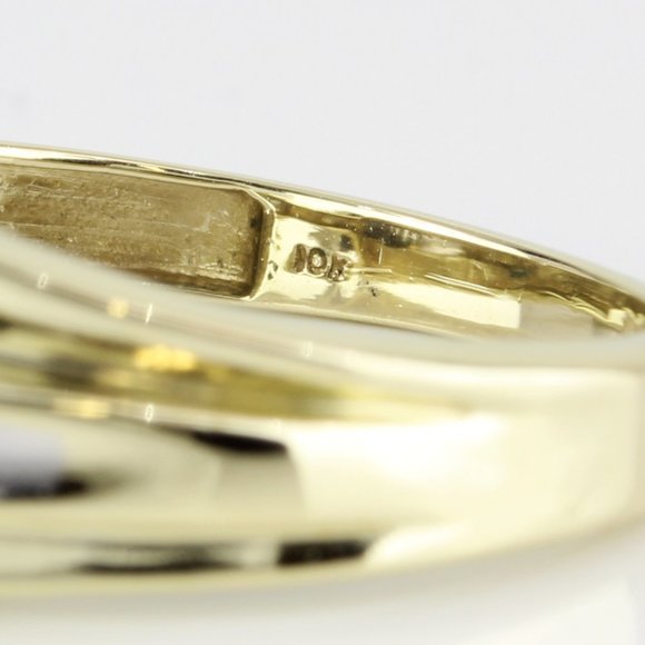 10K Yellow Gold Diamond Cluster Ring by Renaissance Jewelry - Image 5