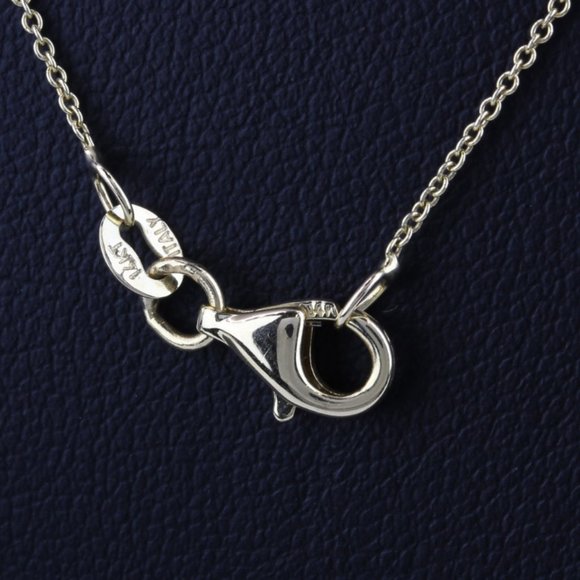 14K Yellow Gold Rolo Link Diamond Necklace - Image 5