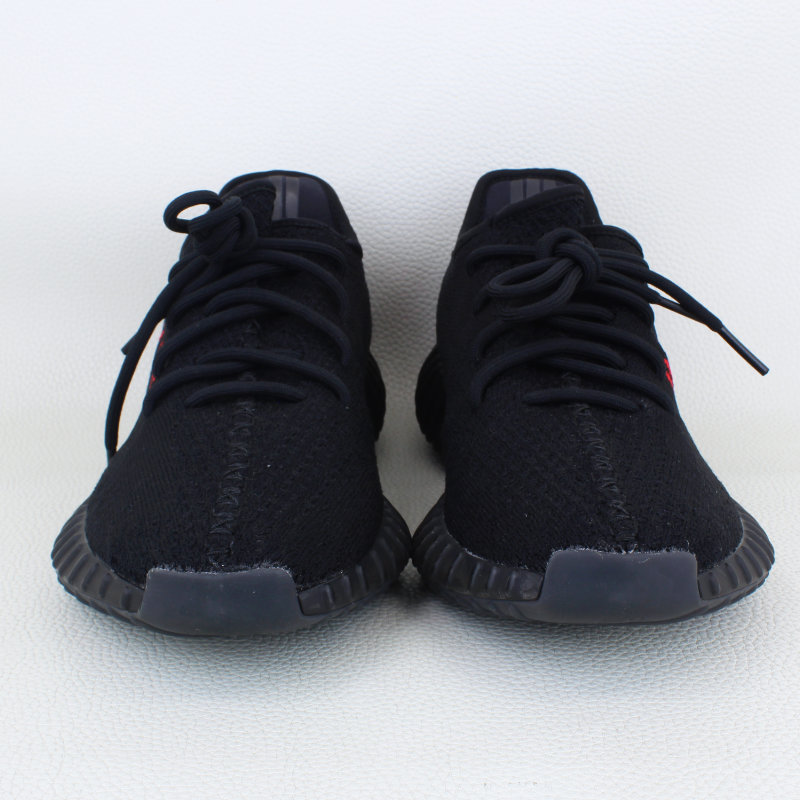Adidas Yeezy Boost 350 V2 Black Red-Size 9.5M - Image 5
