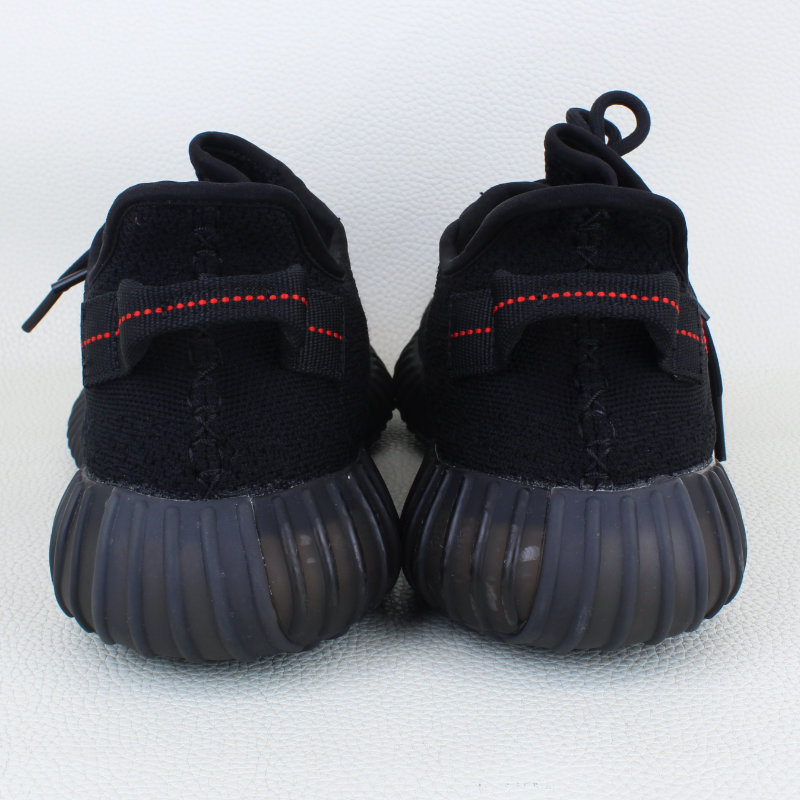 Adidas Yeezy Boost 350 V2 Black Red-Size 9.5M - Image 6