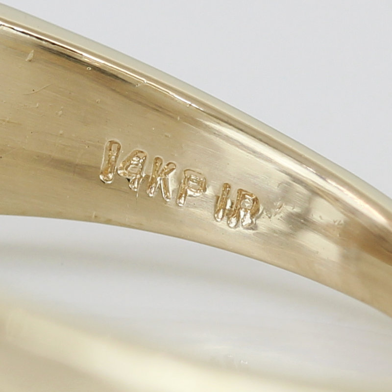 Vintage 10K Gold Diamond Illusion Cluster Cocktail Ring – Round Pavé Band Gift - Image 5