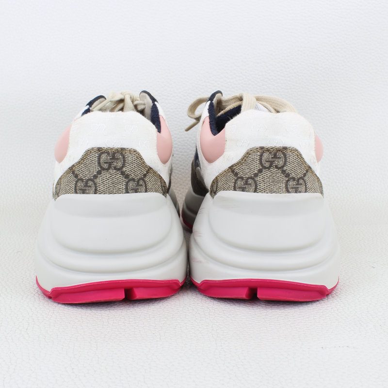 Gucci GG Supreme Mixed Monogram Rhyton Sneakers. Size 37/7.5U.S - Image 6