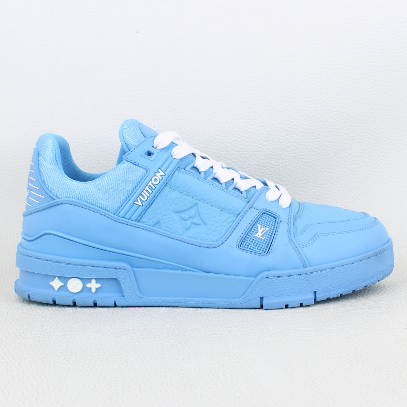 Louis Vuitton LV Trainer Embossed Sneaker- Size: 7.5