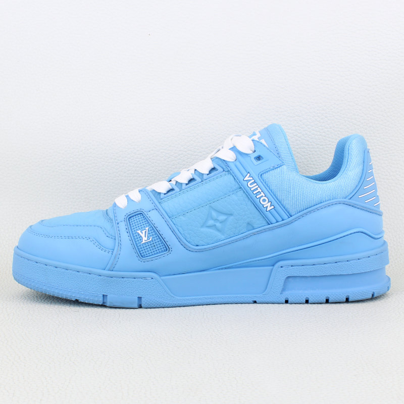 Louis Vuitton LV Trainer Embossed Sneaker- Size: 7.5 - Image 2