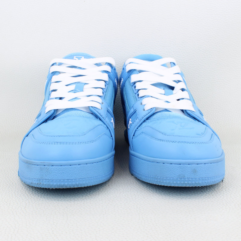 Louis Vuitton LV Trainer Embossed Sneaker- Size: 7.5 - Image 5