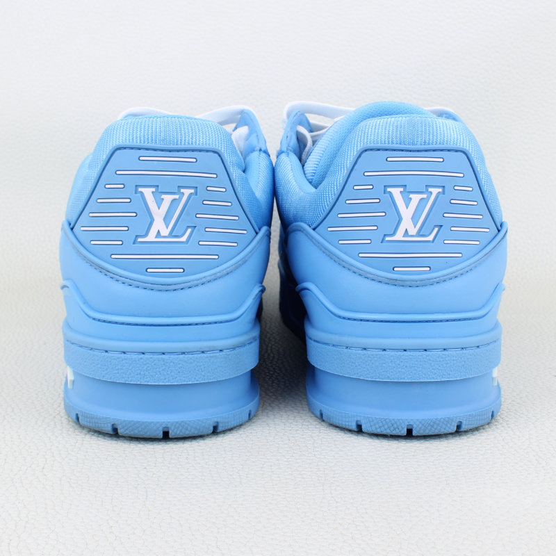 Louis Vuitton LV Trainer Embossed Sneaker- Size: 7.5 - Image 6
