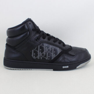 Christian Dior B27 High Top Sneaker Black Oblique- Size 45EU/12US