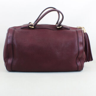 Gucci Med. Soho Interlocking G Boston Tassle Bag