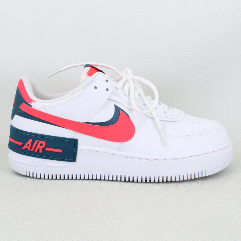 Nike Air Force 1 Low Shadow White Solar Red (Women's)-Size 9.5W/8M