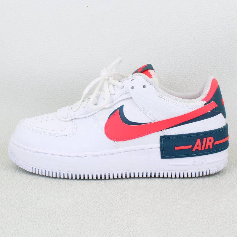 Nike Air Force 1 Low Shadow White Solar Red (Women's)-Size 9.5W/8M - Image 3