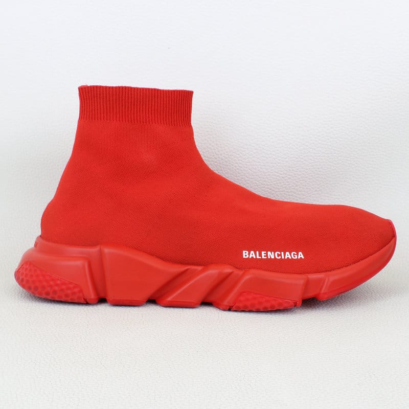 Balenciaga Speed Trainers 2.0 Knit High Top Red-Size 46EU/13US