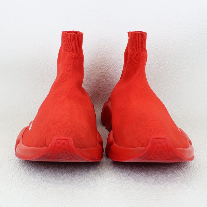 Balenciaga Speed Trainers 2.0 Knit High Top Red-Size 46EU/13US - Image 6