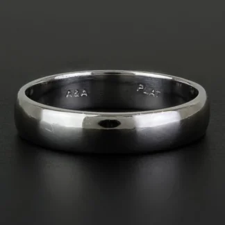 Men's .950 Platinum Wedding Band Ring by A&A