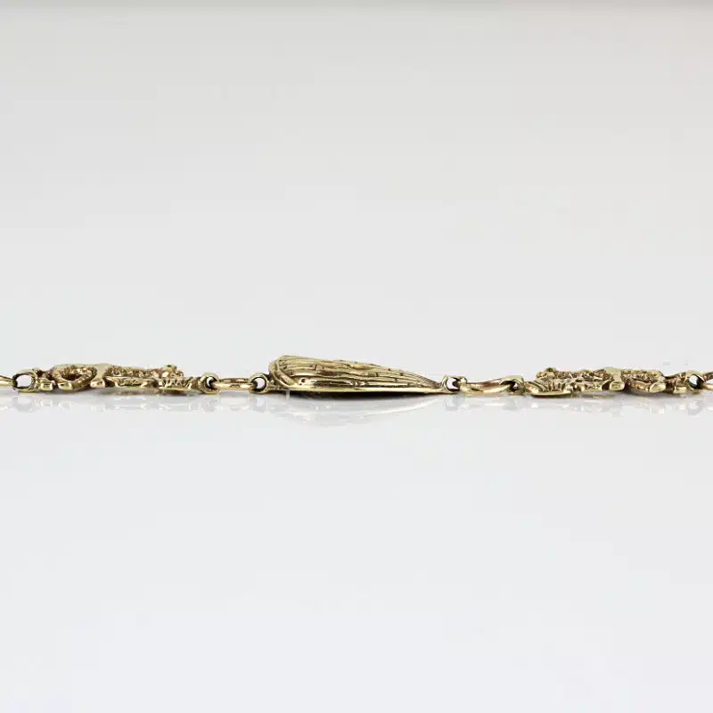 Vintage 10K Gold Noah’s Ark Animal Bracelet Tiger Giraffe Lion Elephant Zebra - Image 3