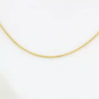 Vintage Tagliamonte 18k Yellow Gold Braided Link Chain Necklace Italian Designer