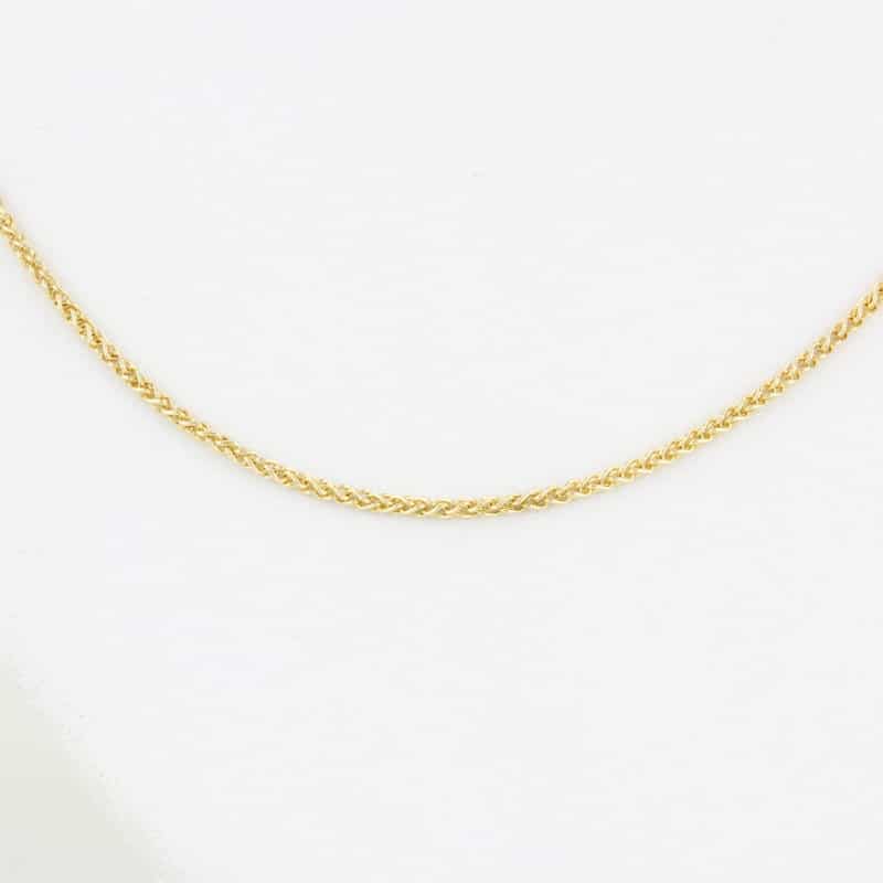 Vintage Tagliamonte 18k Yellow Gold Braided Link Chain Necklace Italian Designer - Image 2