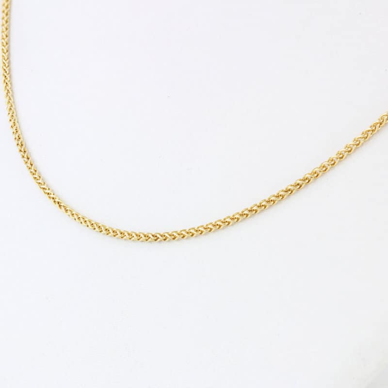 Vintage Tagliamonte 18k Yellow Gold Braided Link Chain Necklace Italian Designer - Image 4