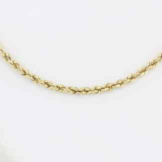 14k Gold Rope Chain Necklace 18 Inch 2mm Men's Women's Real Classic Gift Jewelry