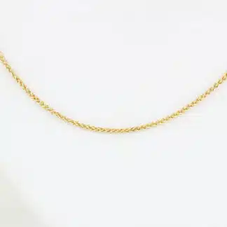 Vintage Tagliamonte 18k Yellow Gold Braided Link Chain Necklace Italian Designer
